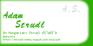 adam strudl business card